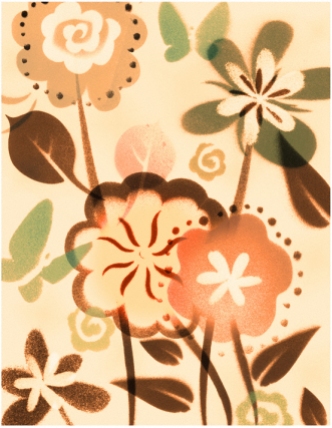 stencil flowerscolor copy